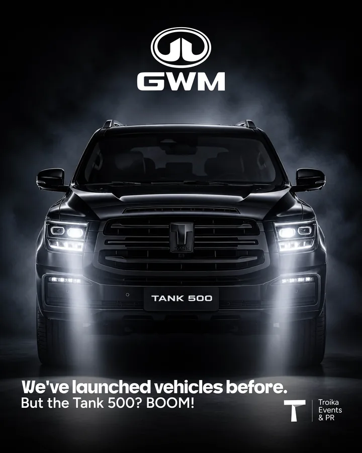 GWM Tank 500 launch key visual